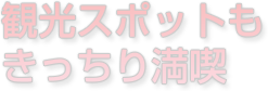 観光スポットもきっちり満喫