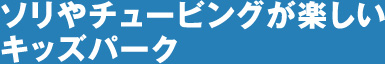 ソリやチュービングが楽しい キッズパーク