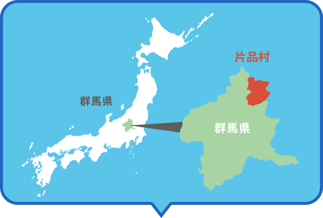群馬県の位置が分かる地図