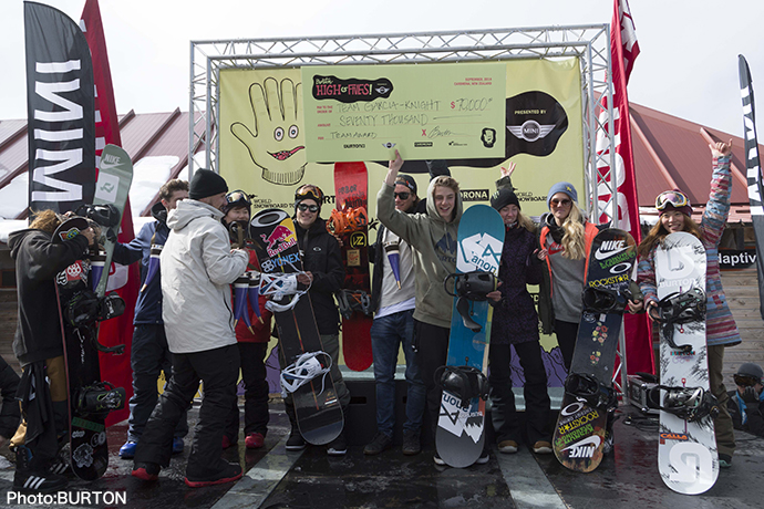 ジャン・イーウェイとキム・クロエが優勝 大江光は3位に  ---BURTON HIGH FIVES presented by MINI 男女ハーフパイプ結果---