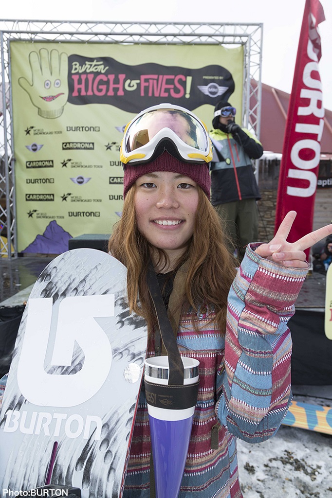 ジャン・イーウェイとキム・クロエが優勝 大江光は3位に  ---BURTON HIGH FIVES presented by MINI 男女ハーフパイプ結果---