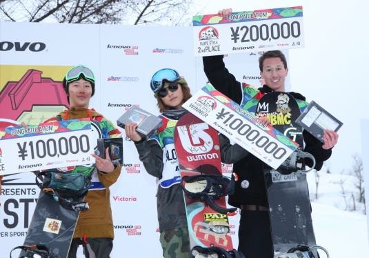 LENOVO PRESENTS SLOPESTYLE SUPPORTED BY SUPER SPORTS XEBIO Men’s優勝は脇田朋碁、Women’s優勝は岩渕麗楽