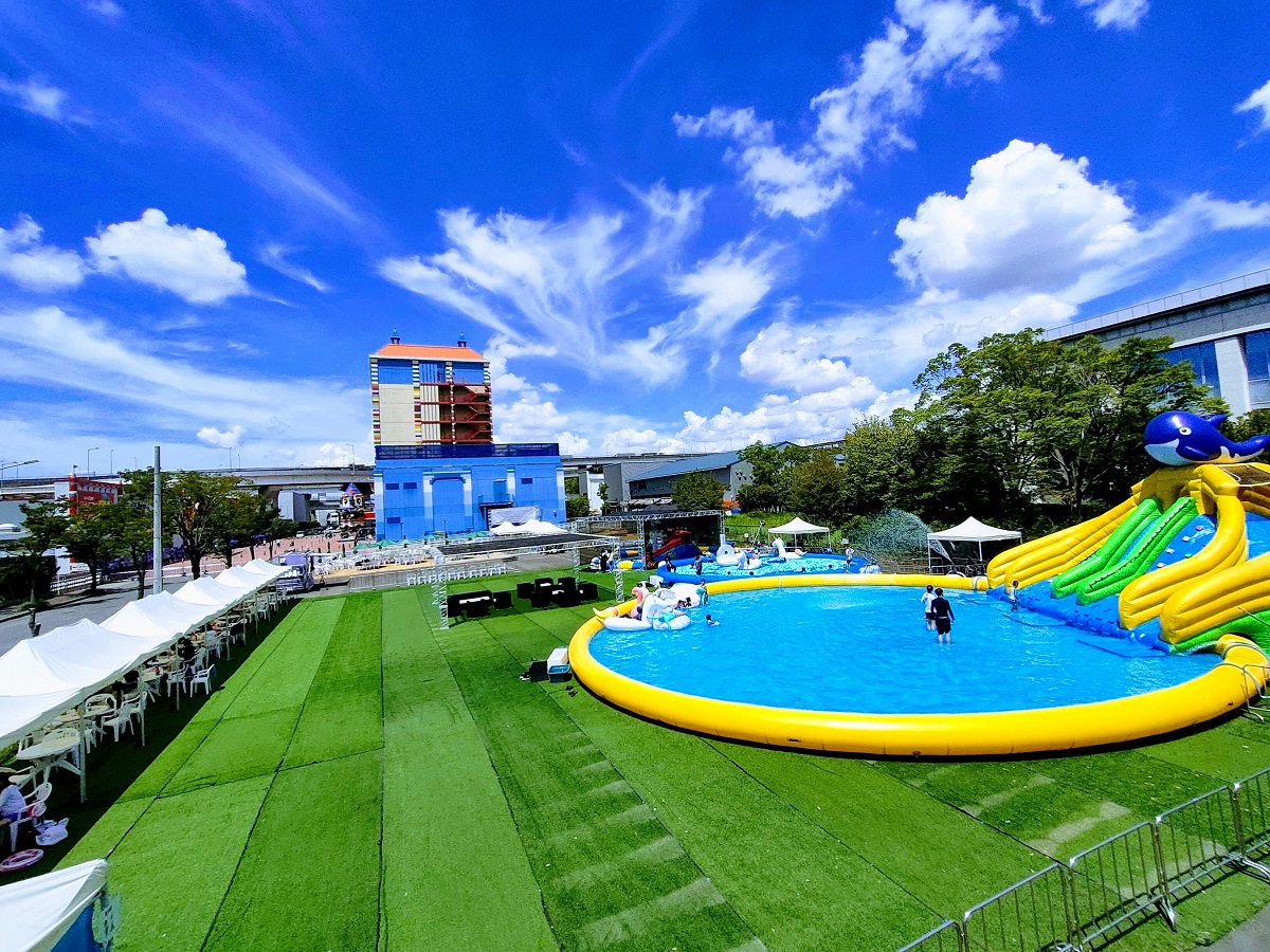 あわの海に飛び込め！夏を満喫！愛知・金城ふ頭 メイカーズ ピアにあわあわスプラッシュガーデンがオープン！