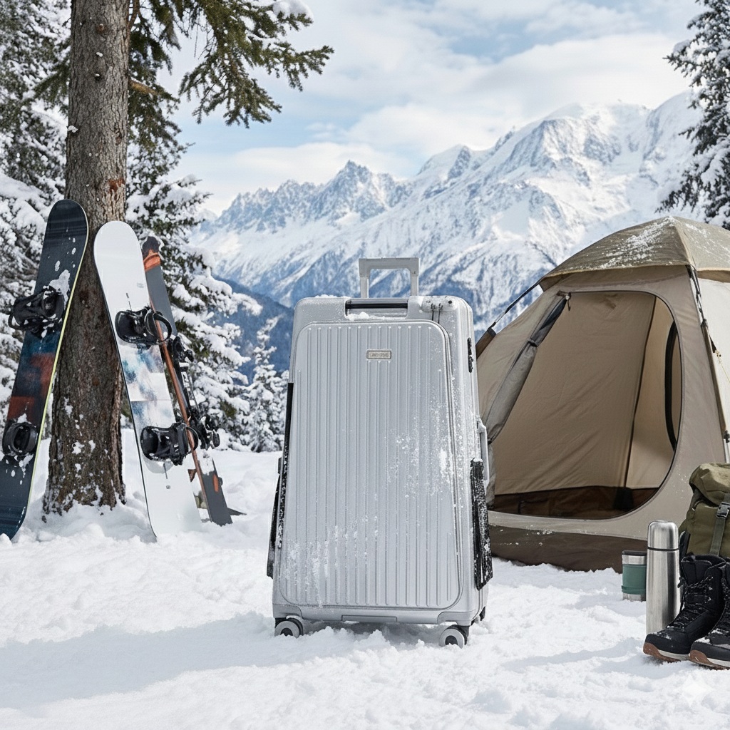 スキー・スノボ遠征の「荷物ストレス」を解消！ボード・ブーツ・ウェアを“一体収納”する新型スーツケースを2026年1月15日（木）に発売