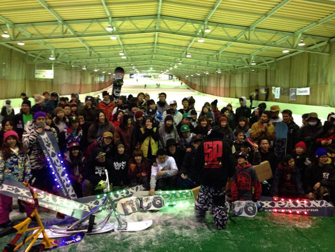 LEDシャイニングボード／狭山スキー場にて展示試乗会開催!!