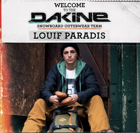 Louif ParadisとDesiree MelanconがDAKINE OUTWEARチームに加入!!