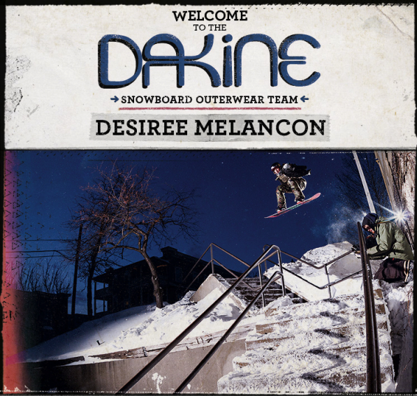 Louif ParadisとDesiree MelanconがDAKINE OUTWEARチームに加入!!
