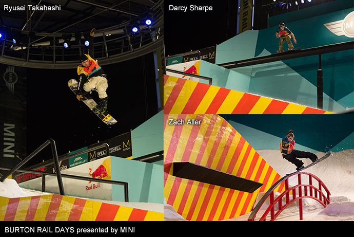 BURTON RAIL DAYS presented by MINI　 2015年度優勝者はダーシー・シャープ　高橋龍正が6位入賞