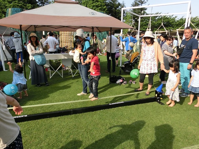 GWに全国でスラックライン体験会を開催します！