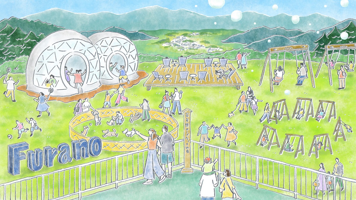 富良野スキー場（北海道）標高900ｍ富良野ロープウェー山頂駅舎エリアに「絶景×遊び」をテーマにした新スポット「ふらのの森"ASOBOU”」誕生