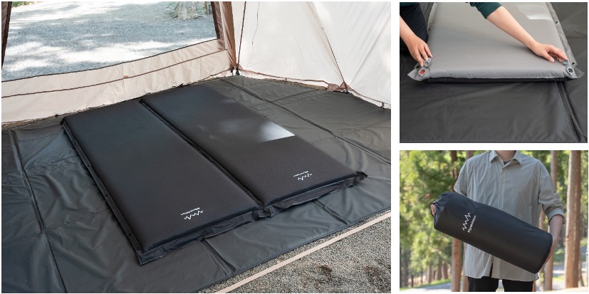 累計5万点販売した人気シリーズがさらに進化！ Alpen Outdoorsより厚さ7cmで寝心地抜群の「インフレータブルマット7」が新登場
