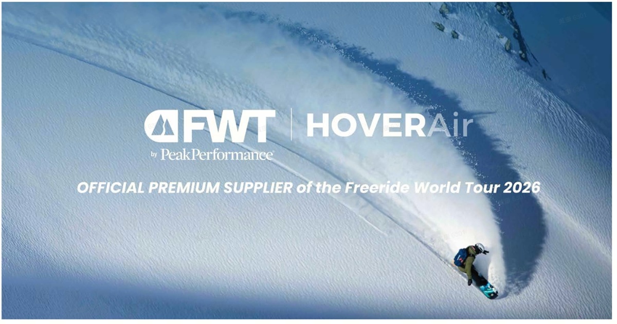 HOVERAir、Freeride World Tour 2026とのパートナーシップを発表