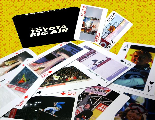 『TOYOTA BIG AIR』第1回から13回の歴代チャンピオンが登場するトランプをプレゼント！！
