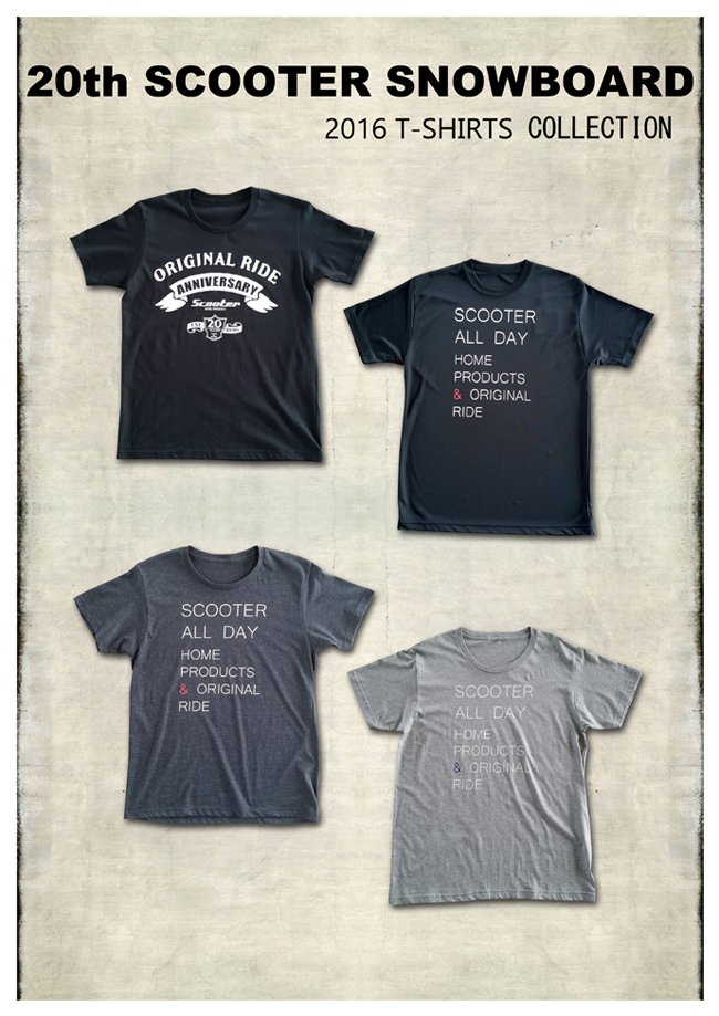 ＳＣＯＯＴＥＲ20周年記念Ｔシャツ発売