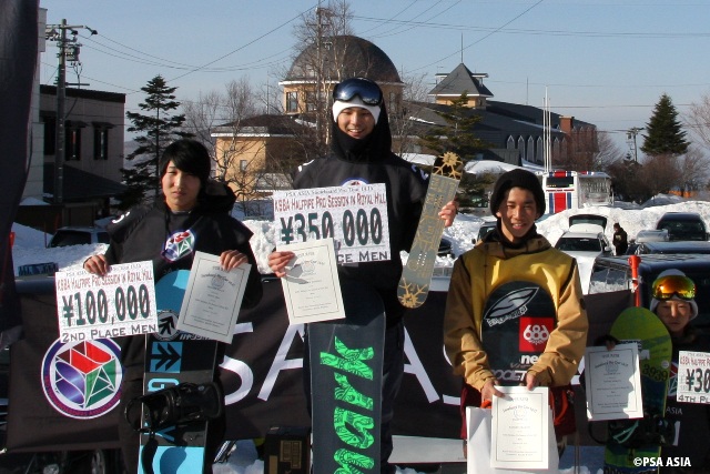 PSA ASIA SNOWBOARD PRO TOUR『KSBA Halfpipe Pro Session in Royal Hill』リザルト