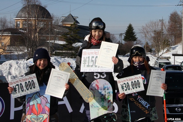 PSA ASIA SNOWBOARD PRO TOUR『KSBA Halfpipe Pro Session in Royal Hill』リザルト