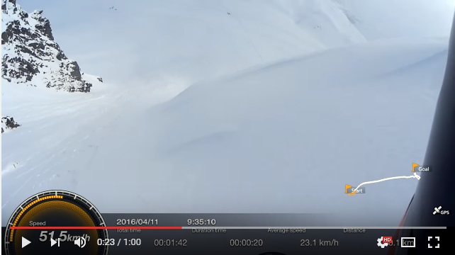 Action Cam | アラスカでの滑走映像 - 小西 隆文