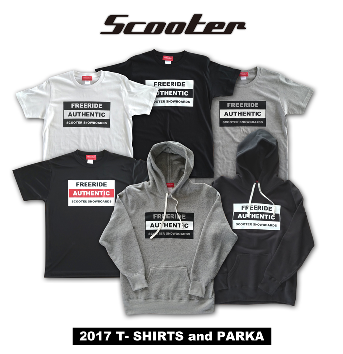 SCOOTER 2017 新作Tシャツ＆パーカー　リリース