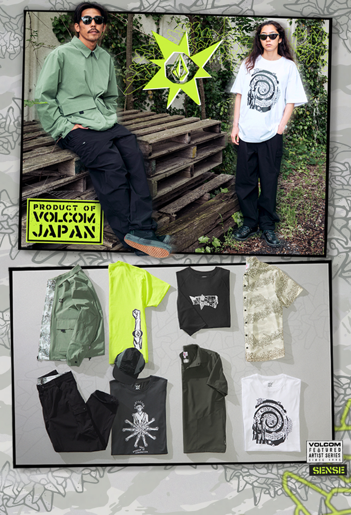 VOLCOM × 坂巻善徳 Sense コラボレーション POVJコレクション発表！