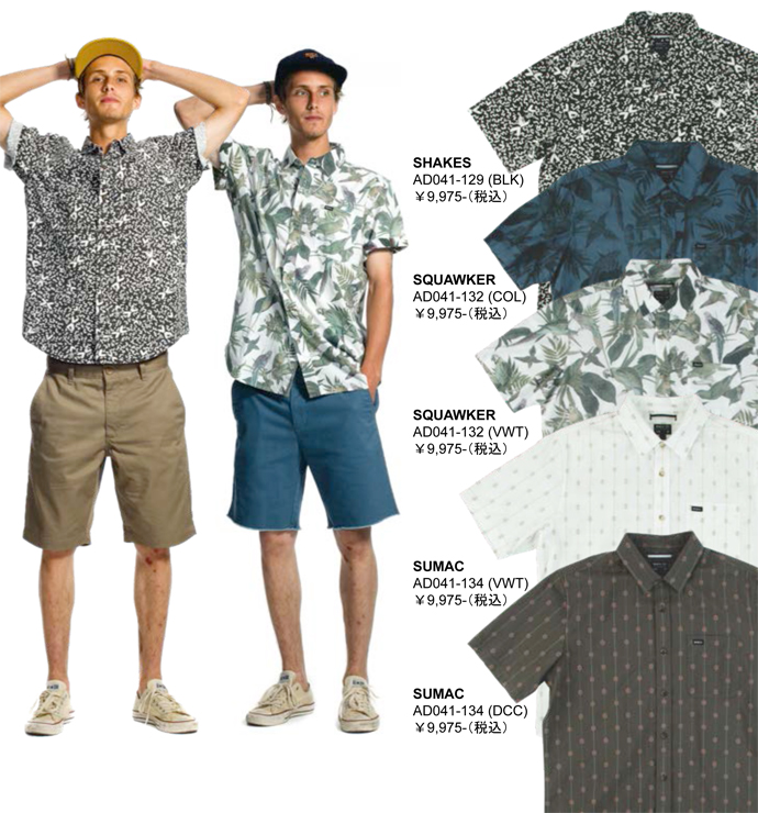 サーファー＆スケーター御用達【RVCA】7月Newアイテム紹介!!
