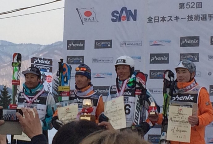 柏木義之デモ　第52回スキー技術選勝利