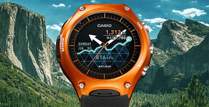 Android Wear搭載により多彩なアプリが楽しめる！アウトドアシーンに最適なリストデバイス Smart Outdoor Watch