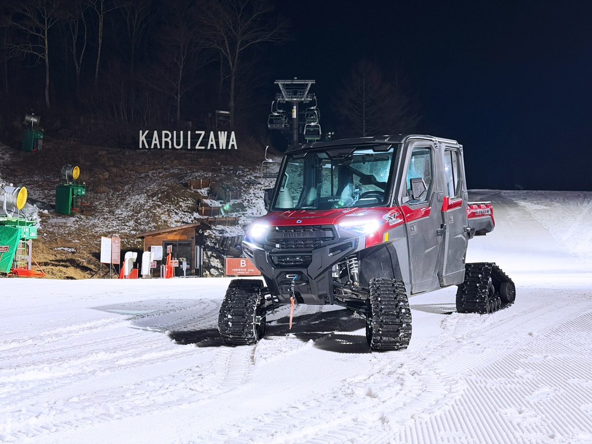 軽井沢プリンスホテルスキー場、1日1組限定で夜のゲレンデを貸し切りに「バギーで行く夜の絶景雪上ドライブ」が登場！