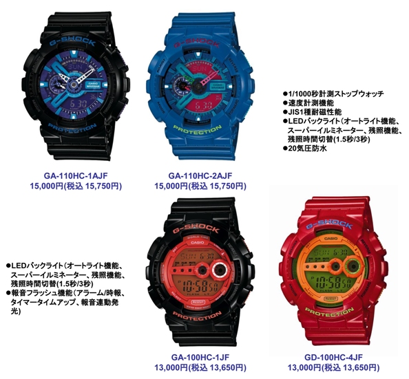 アナログとデジタルが融合！鮮烈なカラーのNewモデルが5月末登場！／CASIO