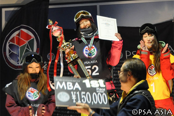 PSA ASIA SNOWBOARD PRO TOUR『MBA（SJ）』