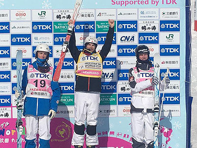 ワールドカップたざわ湖大会デュアルモーグル男子1〜6位独占！