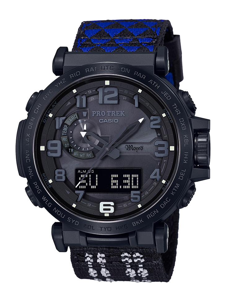 CASIOのアウトドアウオッチ“PRO TREK”×フィールドギア・ブランド“Monrõ” コラボレーションウオッチ登場