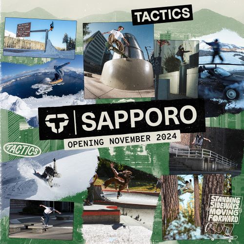 オレゴン州を拠点とするスケートボードとスノーボード用品の大手小売業者「TACTICS」日本市場初進出！店舗および Eコマースを展開