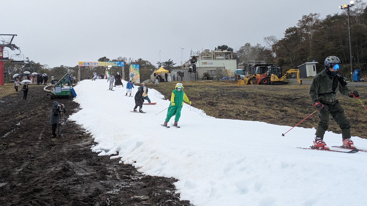 【静岡県】スノーパークイエティが27年連続で日本最速オープン！