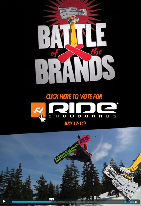 BATTLE OF THE BRANDS - Ride vs Nike　バトル開始！