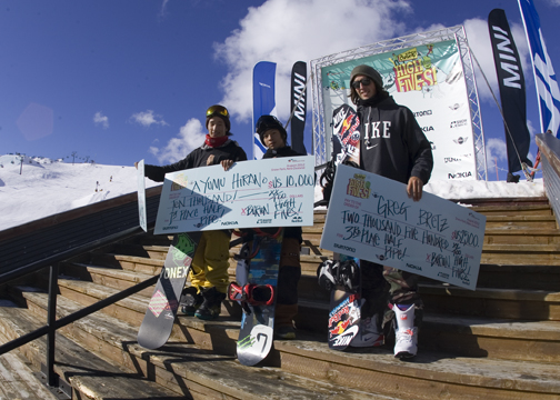 13歳平野歩夢がハーフパイプチャンピオンに---Burton High Fives @New Zealand
