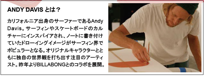 BILLABONG　Andy Davis　コレクション