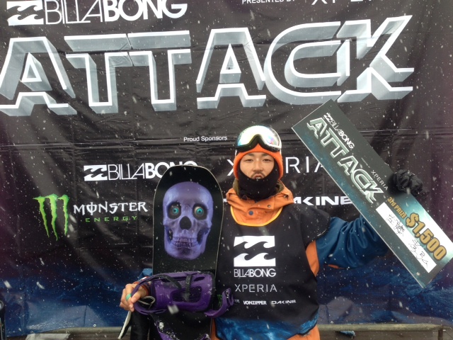 RAGE ライダー佐藤孝弘 BILLABONG ATTACK 3位入賞