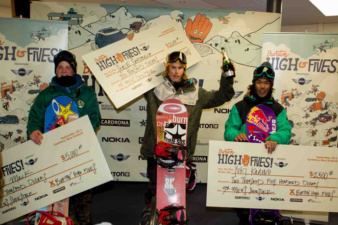 BURTON HIGH FIVES presented by MINI　リザルト速報！