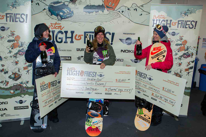 BURTON HIGH FIVES presented by MINI　リザルト速報！