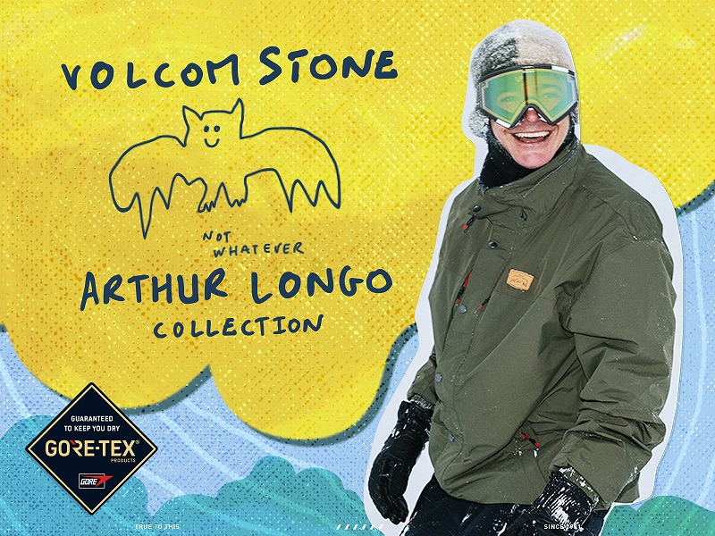 VOLCOM×プロスノーボーダー・アーサー・ロンゴ、新作コラボのスノーアウターウエアを発表
