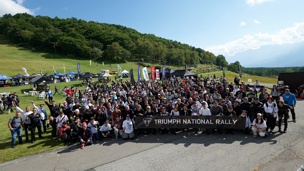 富士見高原スキー場（長野県）にて10月4日（土）開催予定、「TRIUMPH NATIONAL RALLY (TNR) 2025」お申し込み受付開始