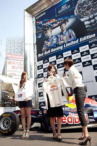 カシオ“EDIFICE”　Red Bull Racing Limited Edition発表イベント