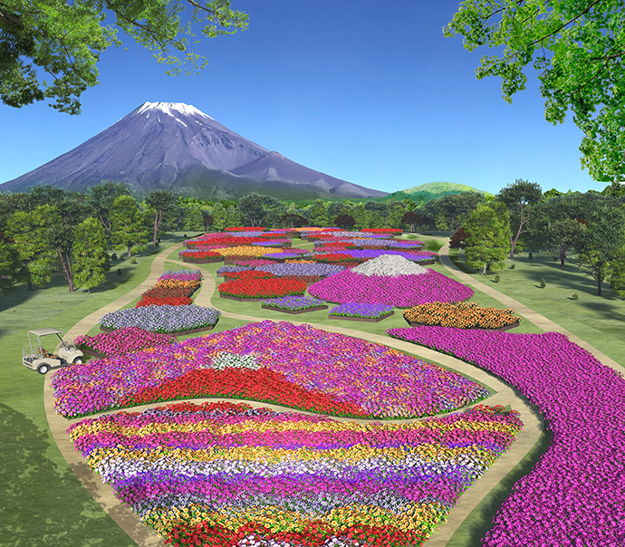 富士山の自然と花々を楽しむフラワーパーク「富士 花めぐりの里」 7/22(土)オープン