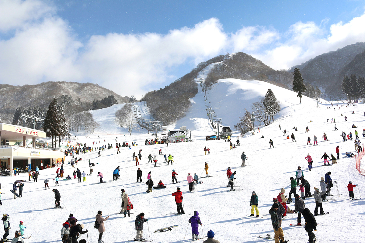 滋賀県・グランスノー奥伊吹が、11月22日〜4月13日の約5ヵ月間オープン！総額21億8千万円で人工造雪機＋人工降雪機の増設やエスカレーター6基を新設