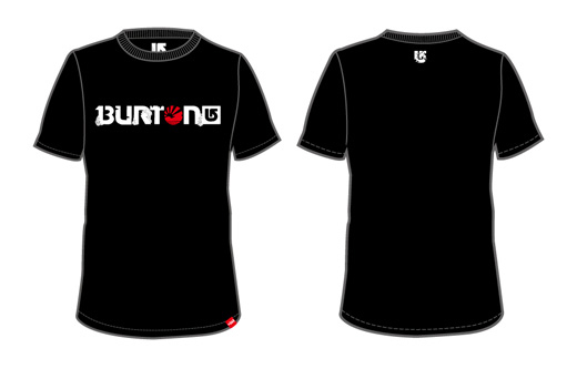 BURTONドネーションTシャツ、3/11より限定発売のお知らせ！
