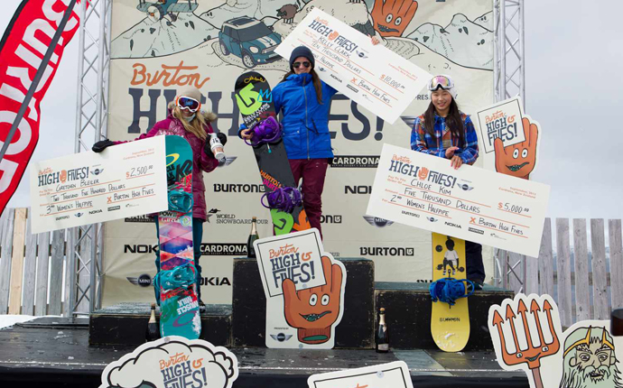 BURTON HIGH FIVES presented by MINI　HPリザルト速報！