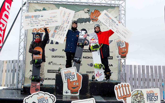 BURTON HIGH FIVES presented by MINI　HPリザルト速報！