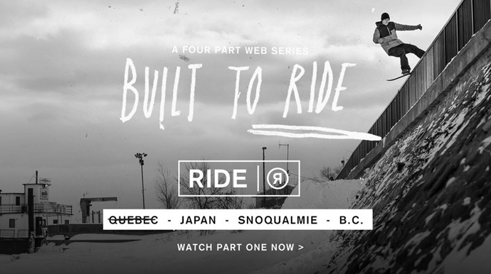RIDEチームムービー第1弾公開！！