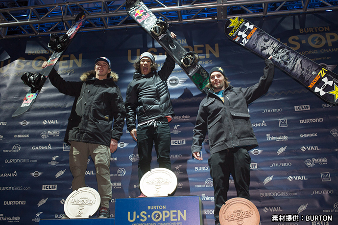 BURTON US OPENスロープスタイルで角野友基が日本人初優勝！