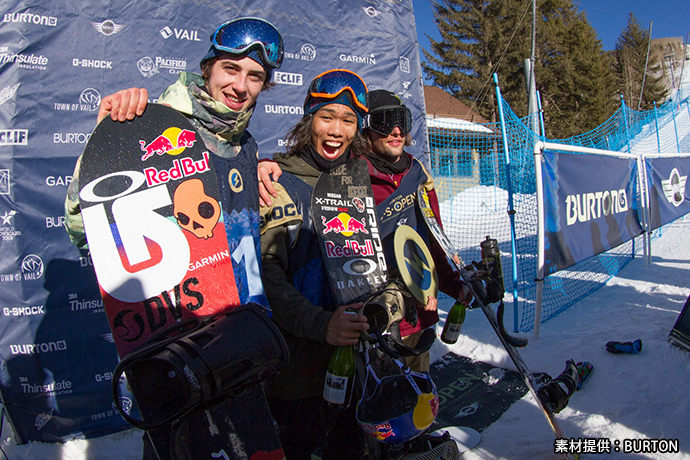BURTON US OPENスロープスタイルで角野友基が日本人初優勝！